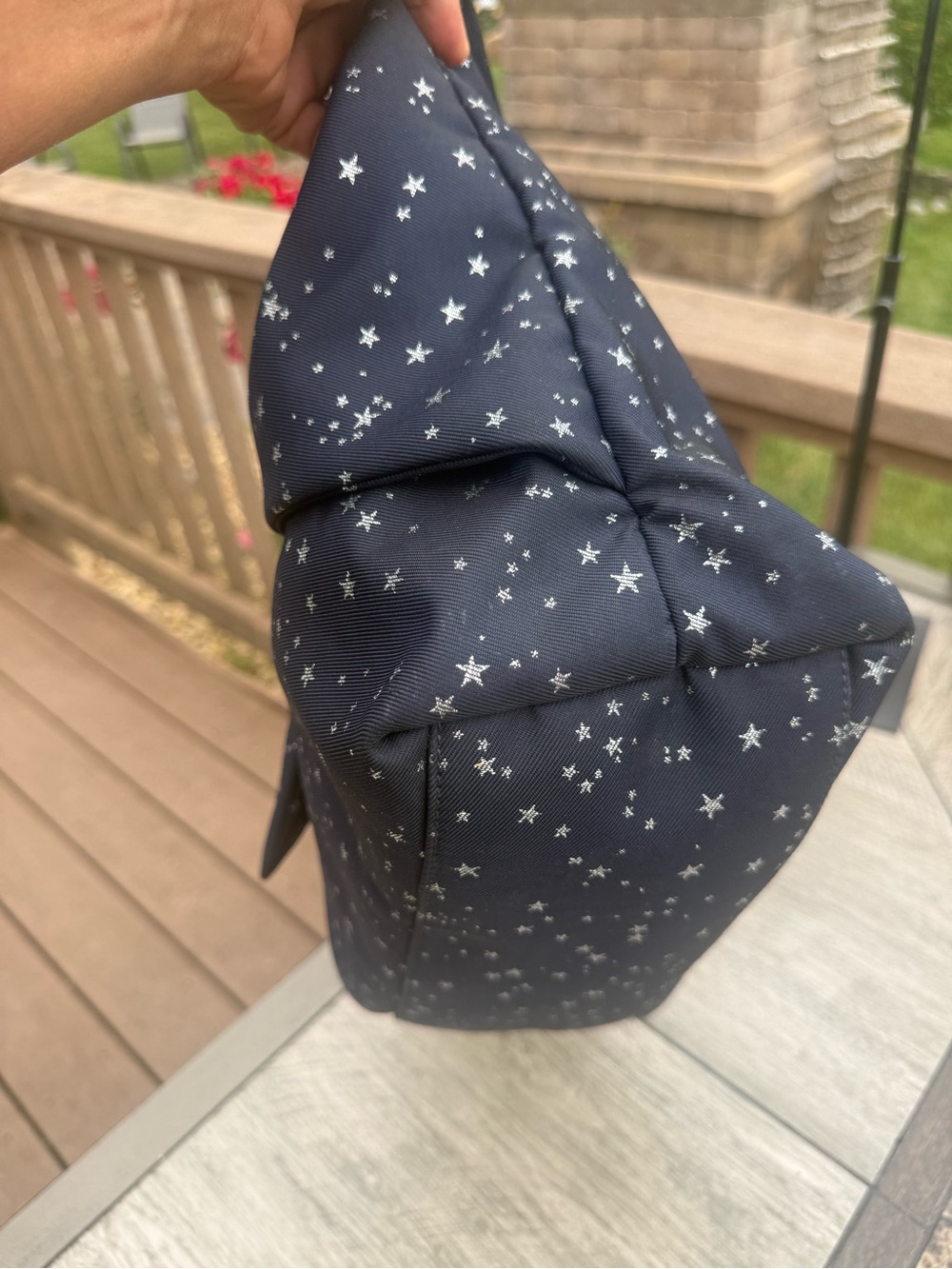 EUC Kate Spade New York "On Purpose" Midnight Stars Bow Tote Limited Edition - Picture 8 of 13